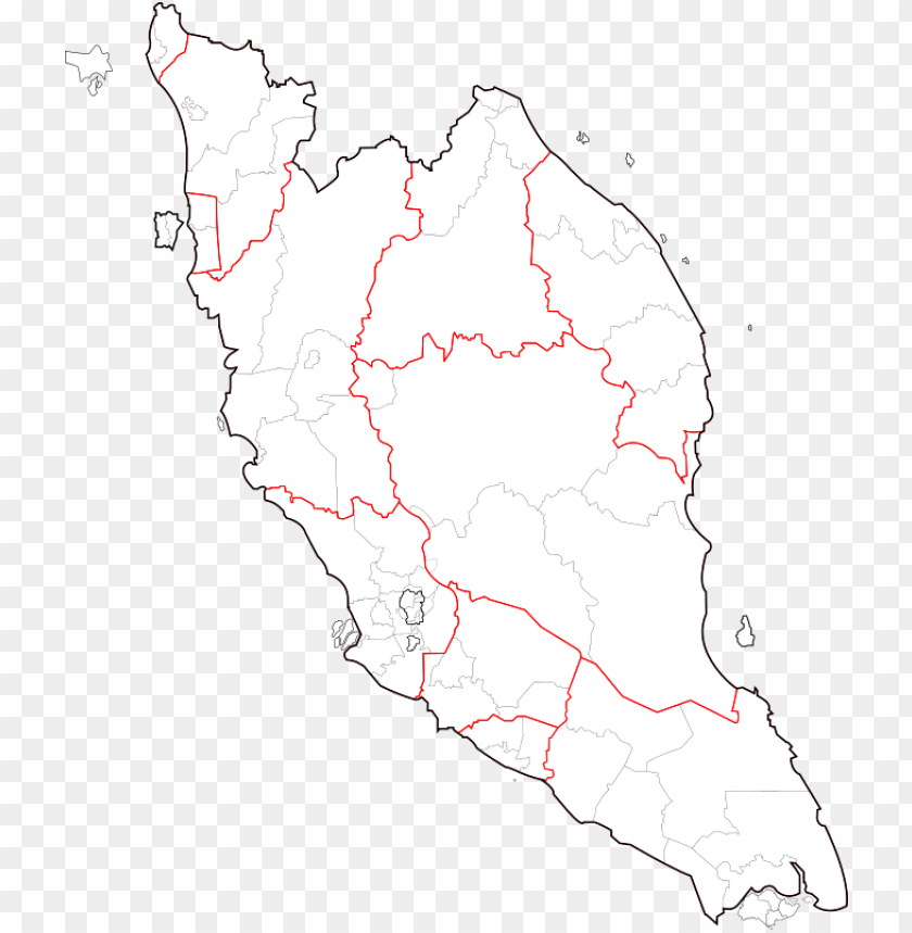 blank map of peninsular malaysia PNG transparent with Clear Background ID 408531