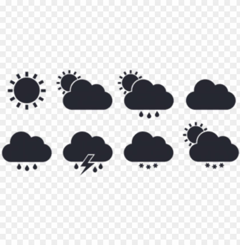 download the free weather icons set flat weather icon PNG transparent with Clear Background ID 190546