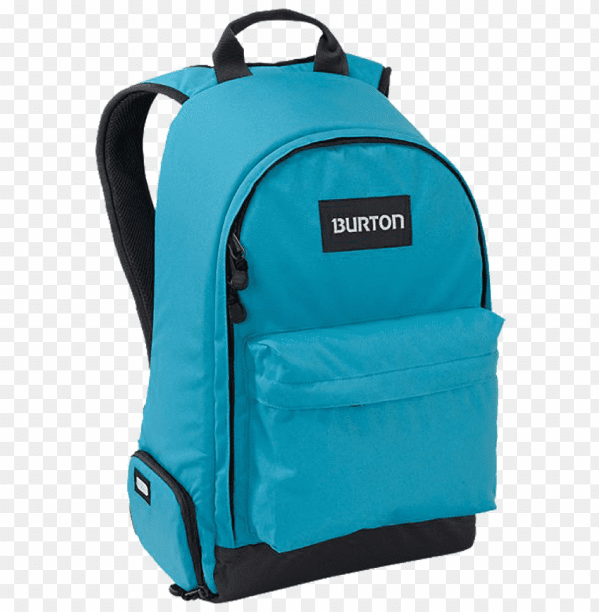 Transparent Background PNG of burton blue backpack - Image ID 40